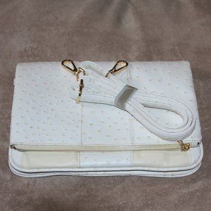 NWOT Cri de Couer Ivory Off White Crossbody Bag